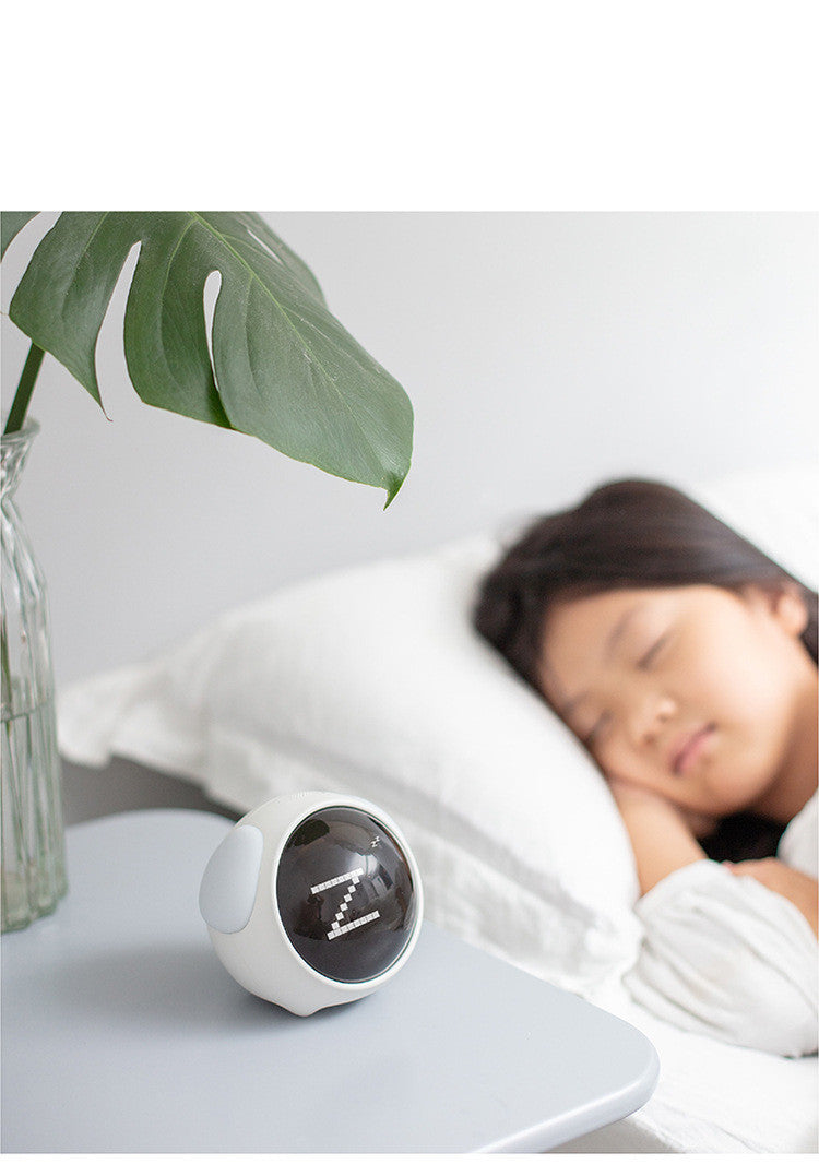 Digitale LED Wekker - Rond Design met Alarm