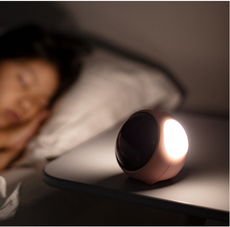 Digitale LED Wekker - Rond Design met Alarm