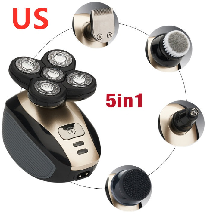 Waterdicht Elektrisch Scheerapparaat – 5-in-1 Gezicht & Lichaam - USB-Oplaadbaar