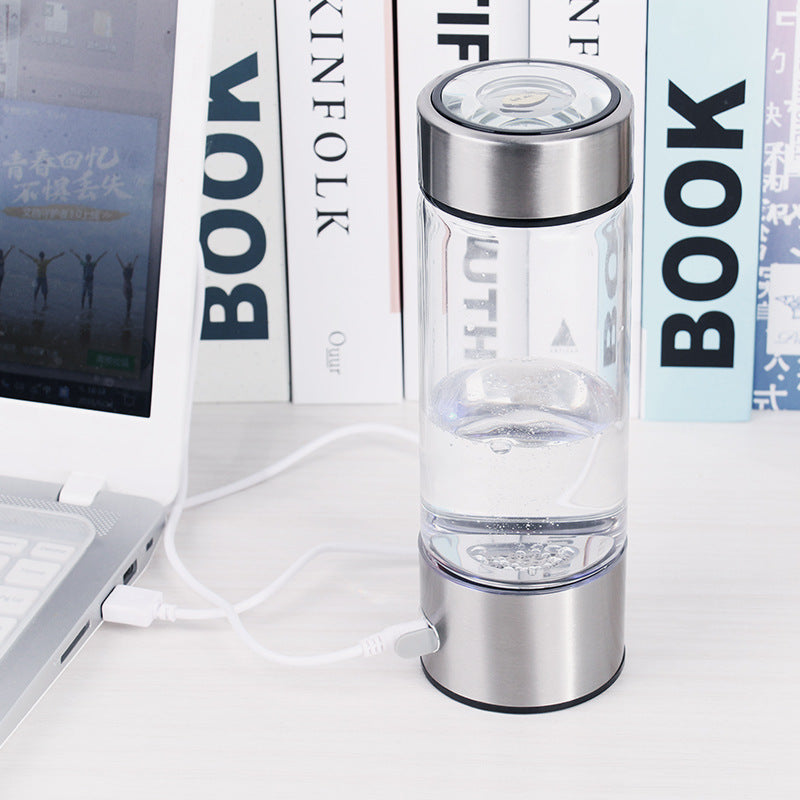 Waterfles met Waterstofverrijking – Borosilicaatglas