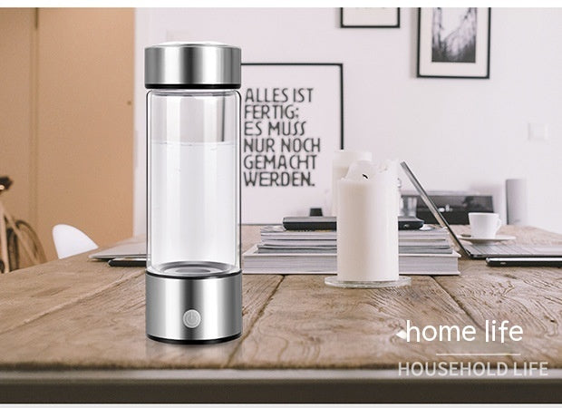 Waterfles met Waterstofverrijking – Borosilicaatglas