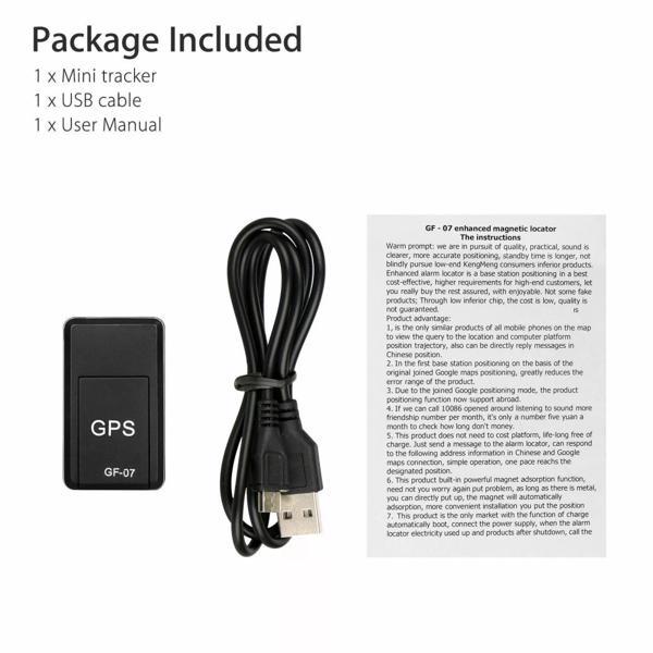 Mini GPS Tracker met Magneet – Real-Time Volgen – Voor Auto, Kind, Ouderen