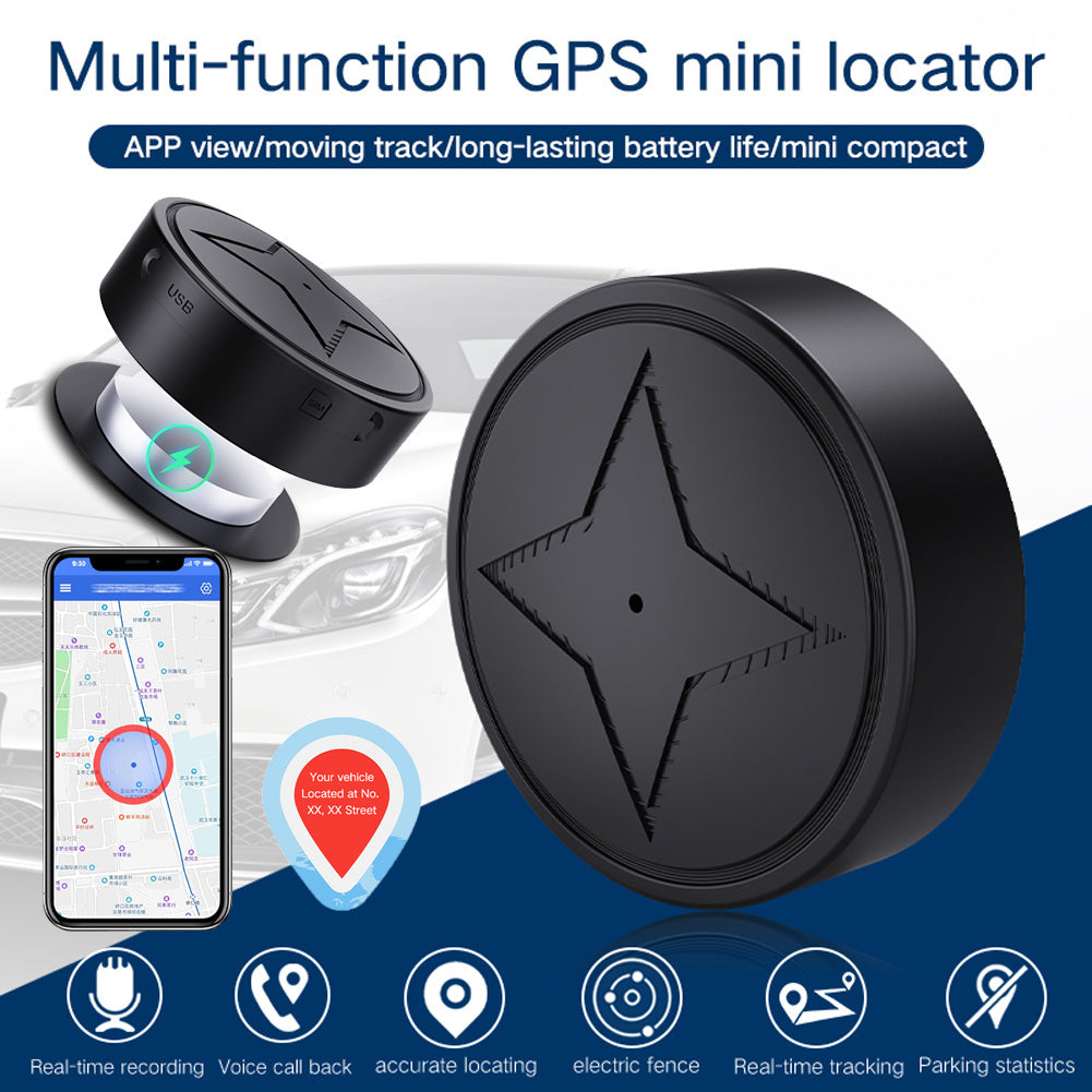 Mini GPS Tracker – Real-time Locatie & Geluidsopname