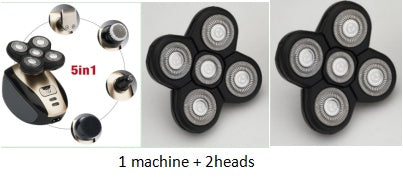 Waterdicht Elektrisch Scheerapparaat – 5-in-1 Gezicht & Lichaam - USB-Oplaadbaar