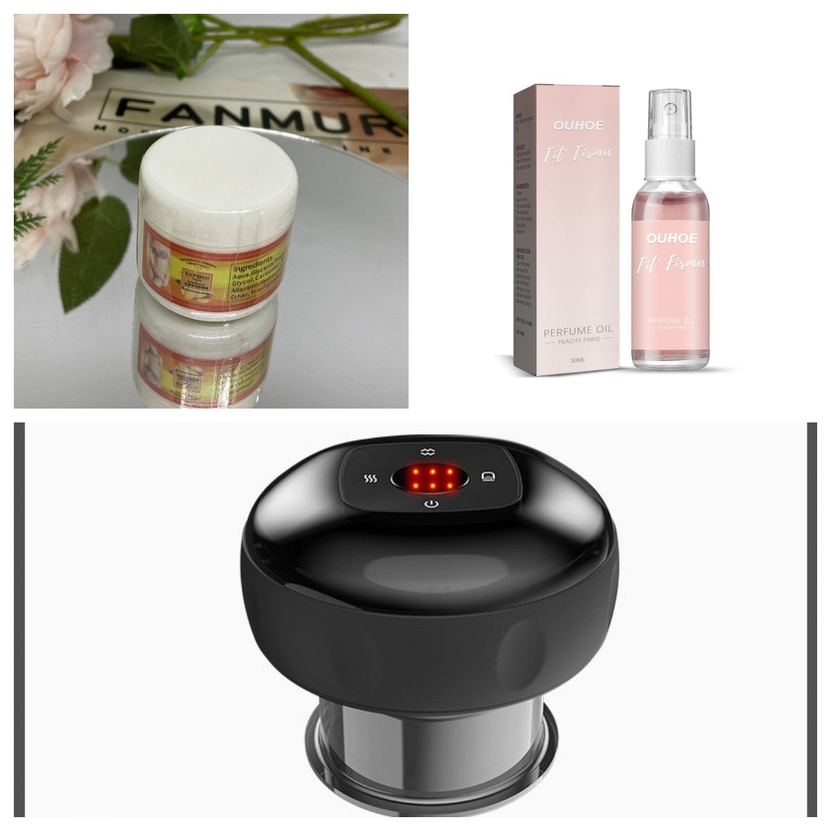 Slim 3-in-1 Massage Apparaat - USB-Oplaadbaar