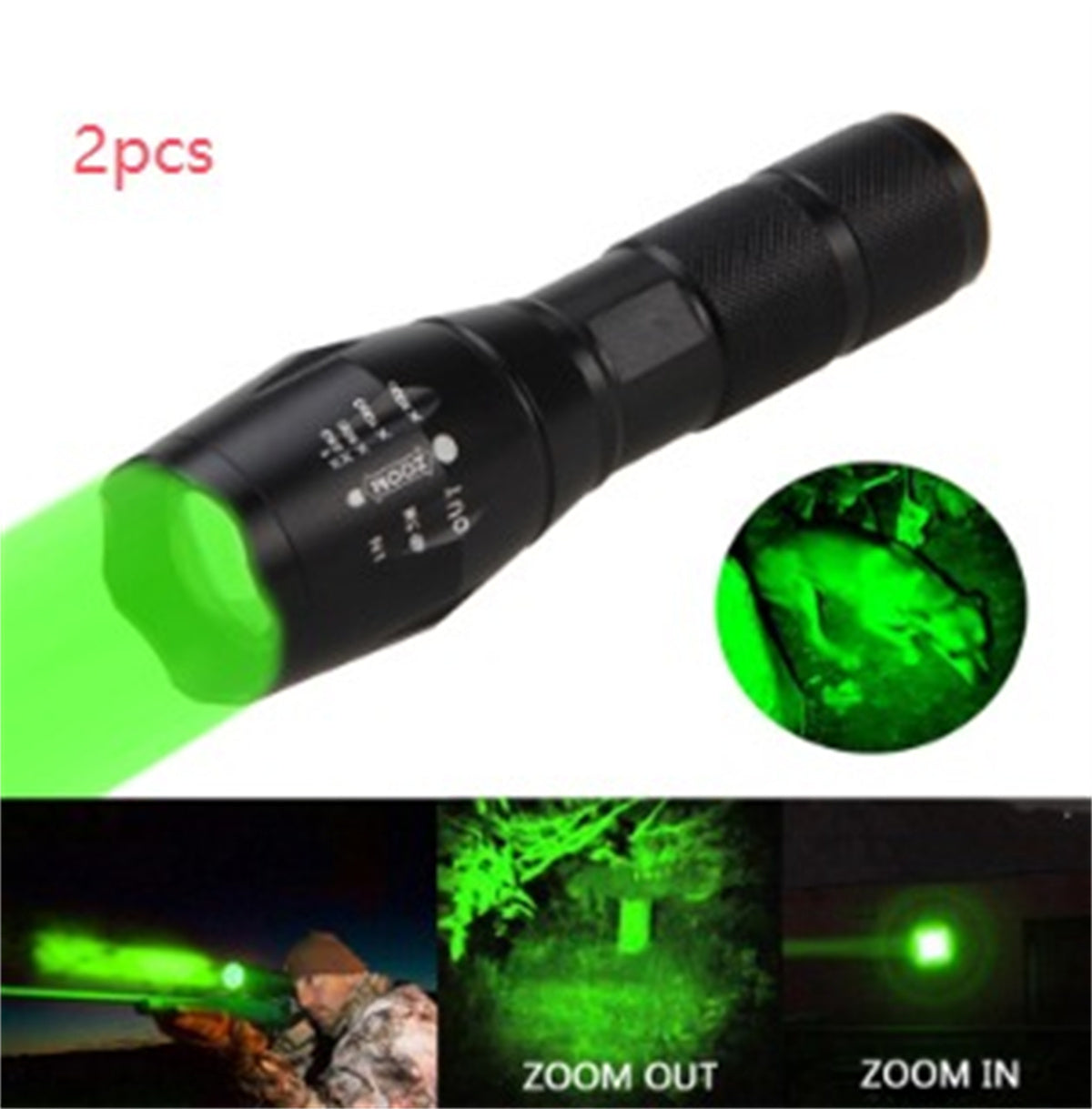 LED Zaklamp – Verstelbare Focus – Waterbestendig