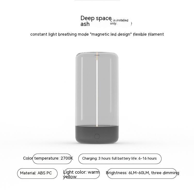 Nieuw type LED-kampeerlamp - oplaadbare draagbare nachtlamp