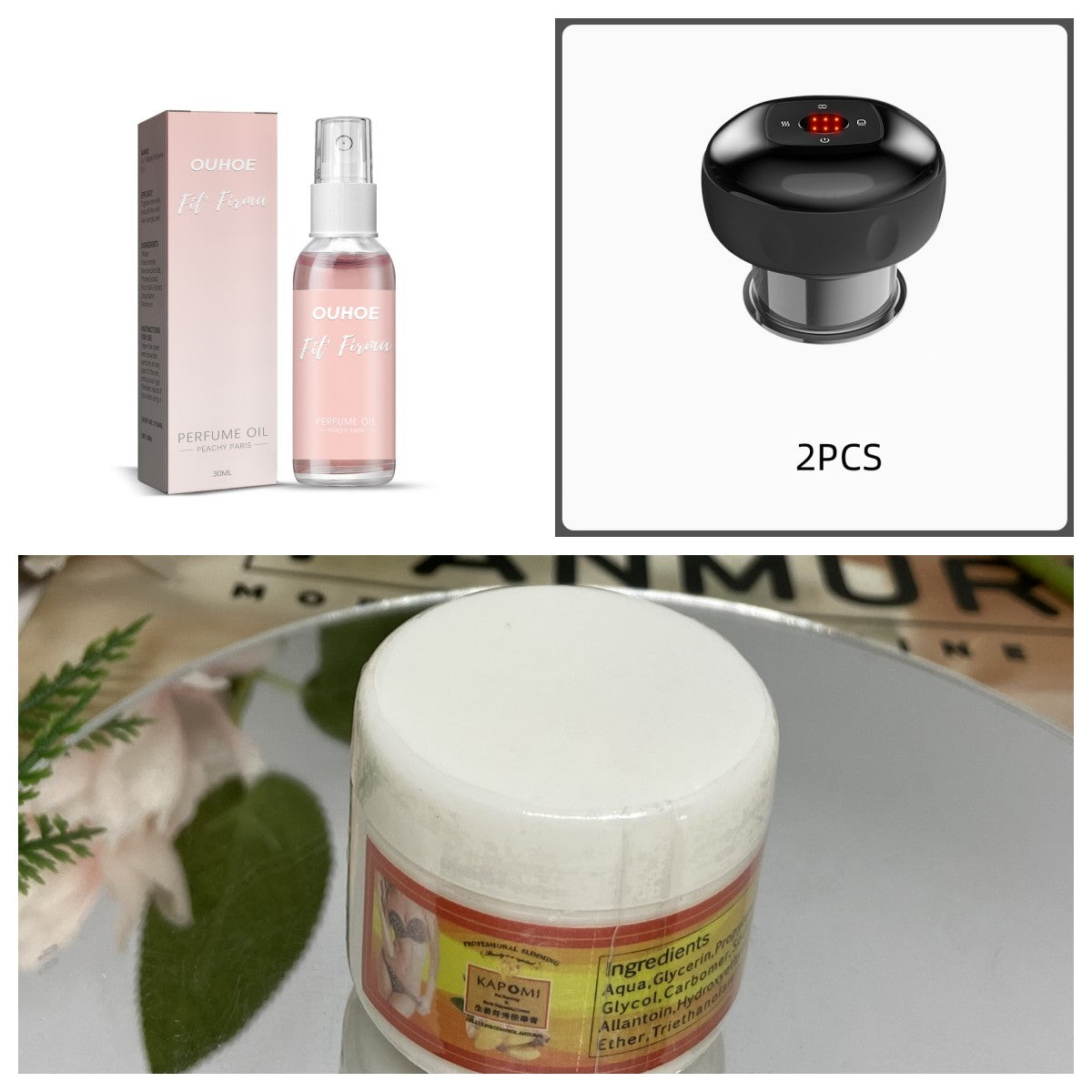 Slim 3-in-1 Massage Apparaat - USB-Oplaadbaar