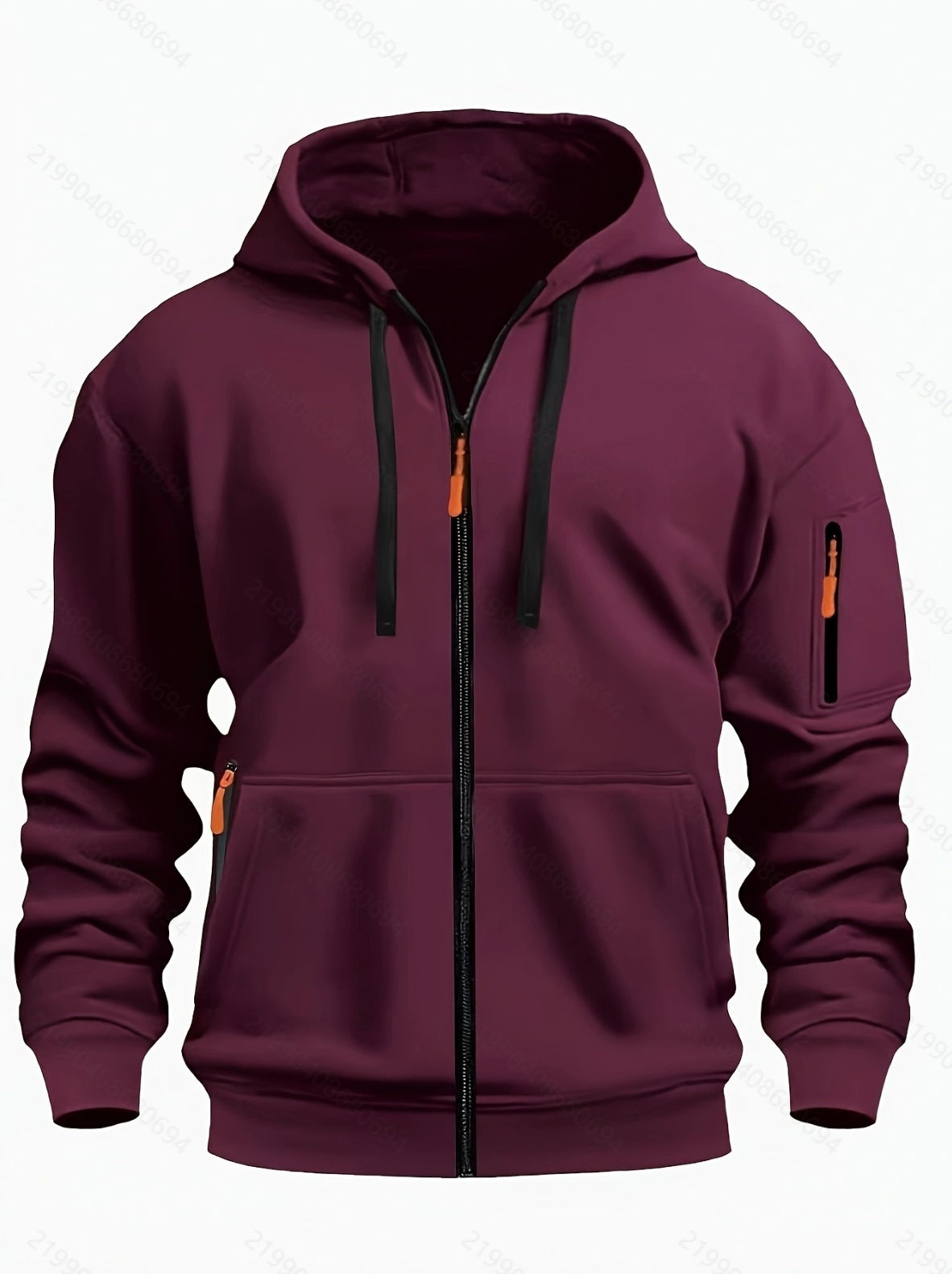 Heren Gevoerde Warme Cardigan - Met Capuchon