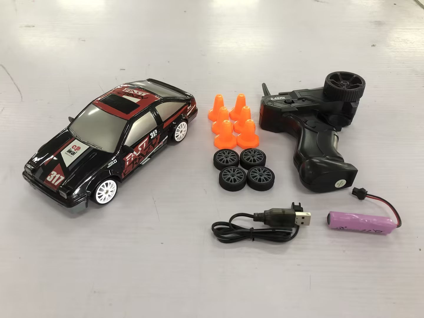 2.4G RC Drift Auto – 4WD Racewagen met Afstandsbediening voor Kinderen