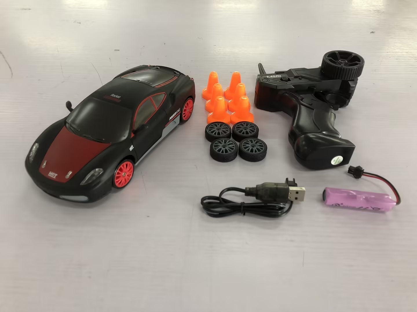 2.4G RC Drift Auto – 4WD Racewagen met Afstandsbediening voor Kinderen