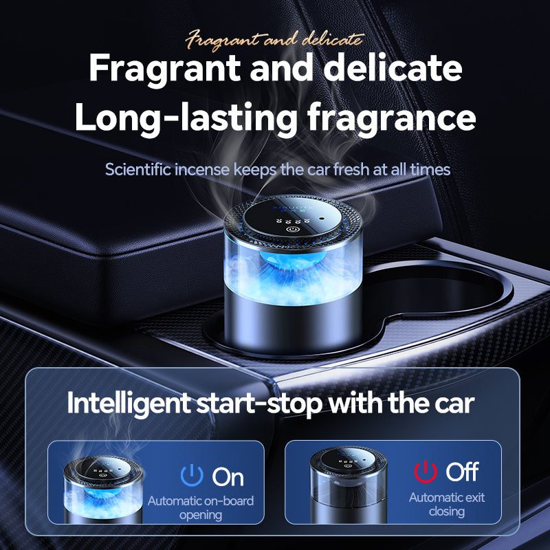 Draagbare Cloud Mist Aromatherapie Diffuser – Auto Luchtverfrisser met LED