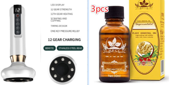 Elektrische Cupping Stimulator Vacuüm Zuignap