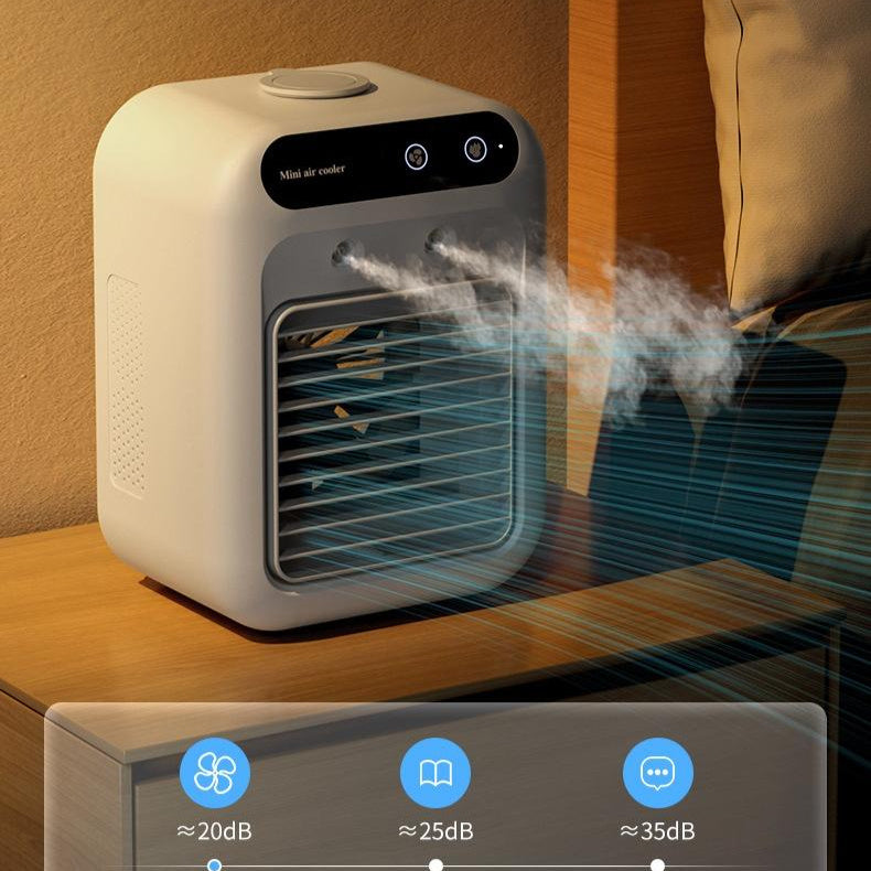 Draagbare Airco Ventilator met Waterkoeling