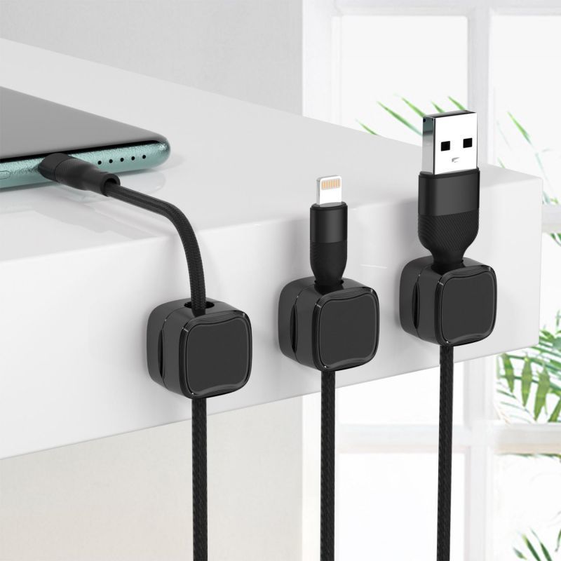 Magnetische Kabelclip – Onder-Bureau Kabel Organizer voor Netjes Draadbeheer