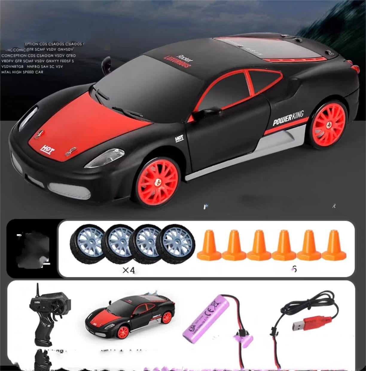 2.4G RC Drift Auto – 4WD Racewagen met Afstandsbediening voor Kinderen