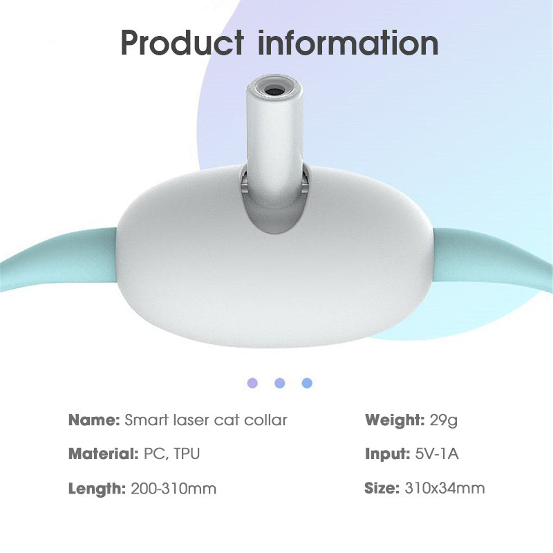 Slimme Kattenhalsband - Laser & USB Oplaadbaar