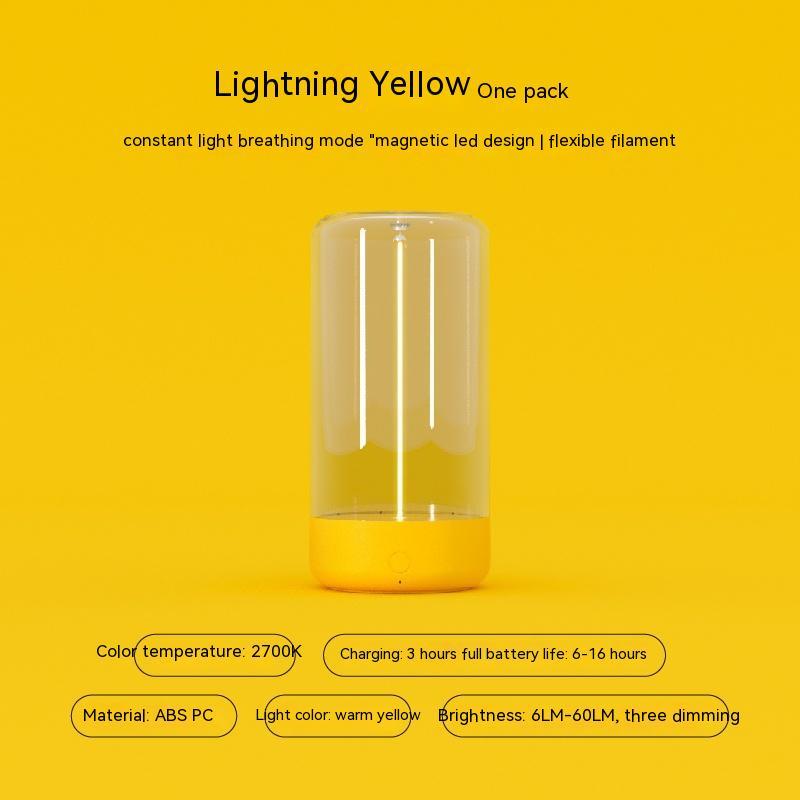 Nieuw type LED-kampeerlamp - oplaadbare draagbare nachtlamp