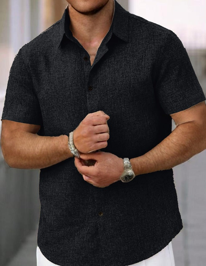 Heren Linnen Overhemd – Luchtig Zomer Shirt
