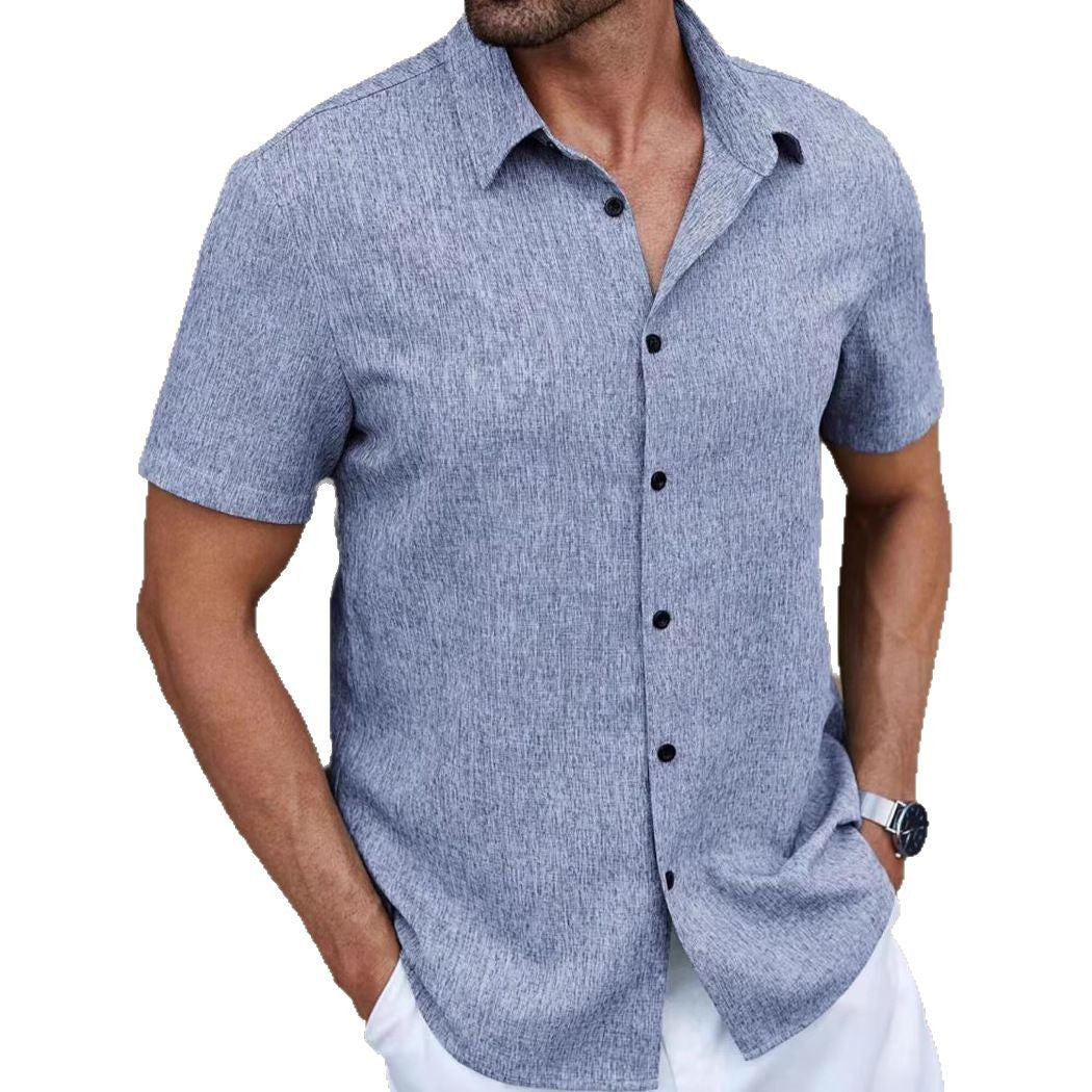 Heren Linnen Overhemd – Luchtig Zomer Shirt