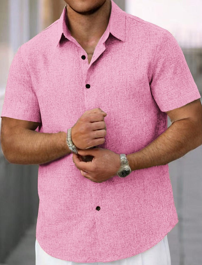 Heren Linnen Overhemd – Luchtig Zomer Shirt