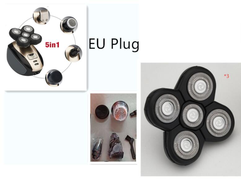 Waterdicht Elektrisch Scheerapparaat – 5-in-1 Gezicht & Lichaam - USB-Oplaadbaar