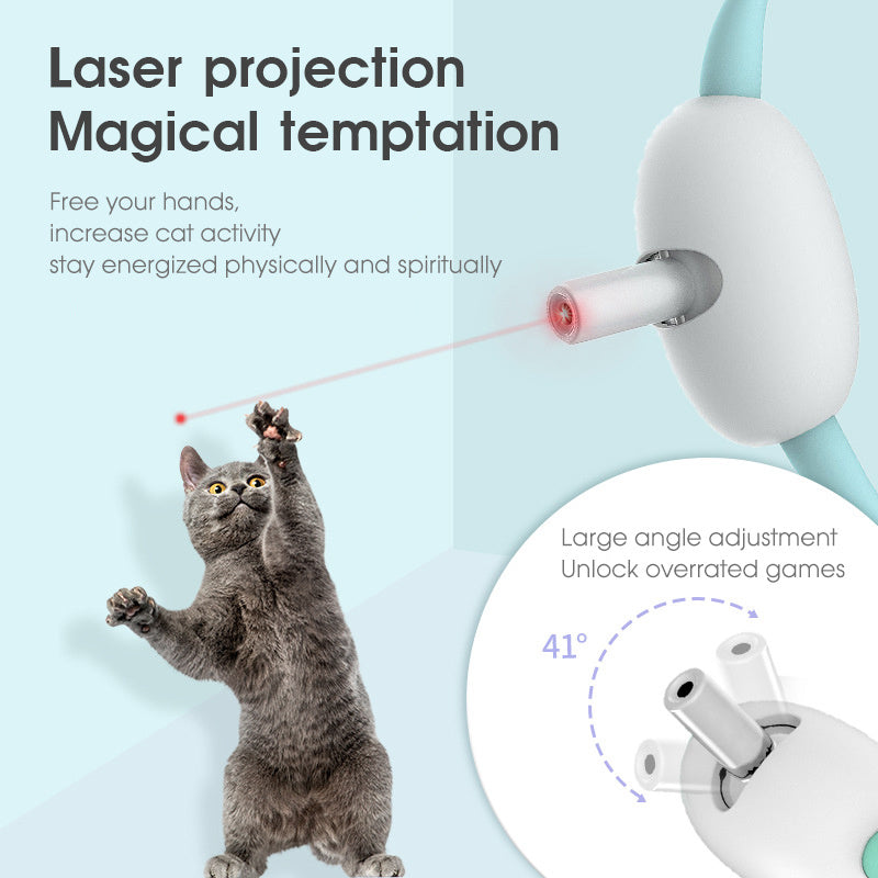 Slimme Kattenhalsband - Laser & USB Oplaadbaar