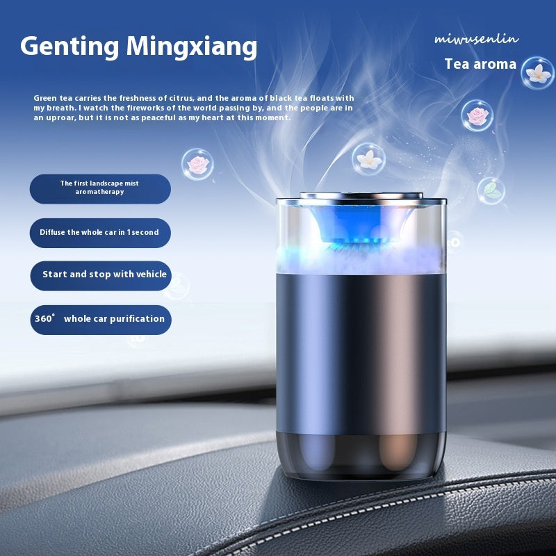 Draagbare Cloud Mist Aromatherapie Diffuser – Auto Luchtverfrisser met LED