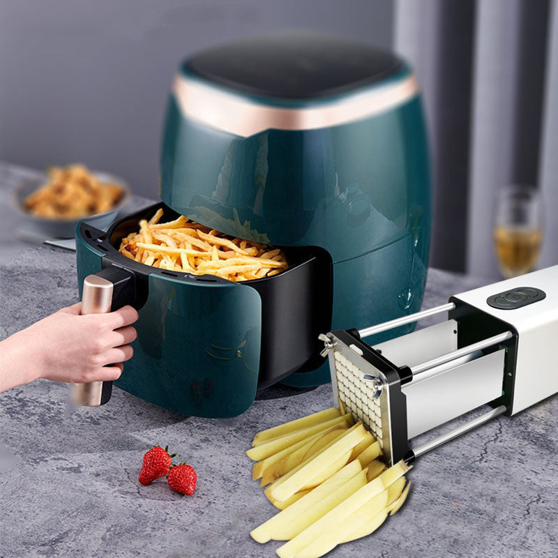 Elektrische Frietsnijder & Groentesnijder – 2 Maten Blades
