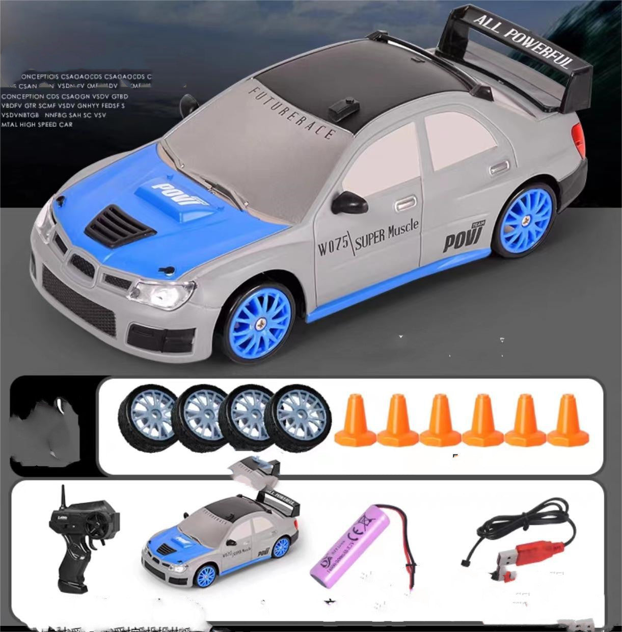 2.4G RC Drift Auto – 4WD Racewagen met Afstandsbediening voor Kinderen
