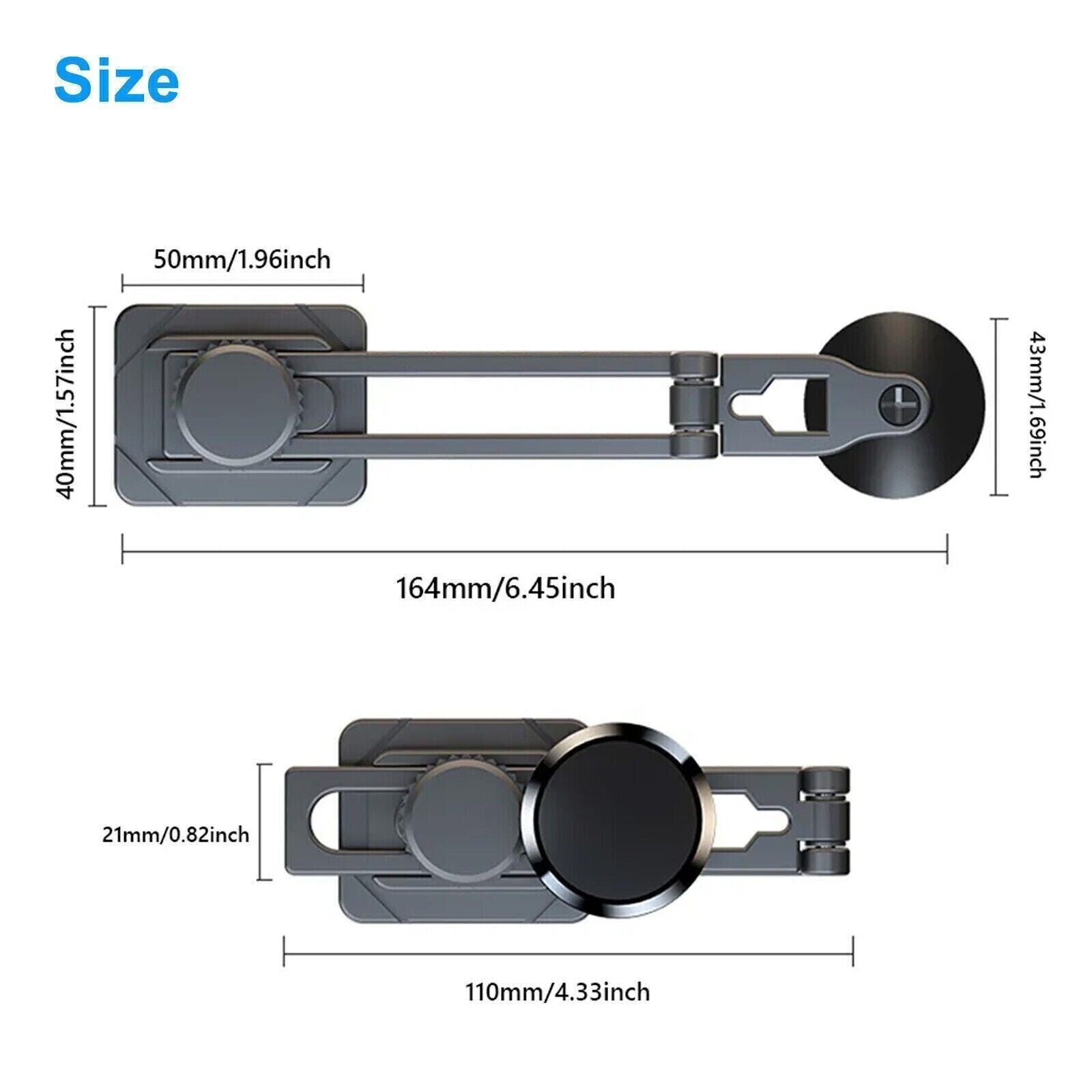 Magnetische Auto Telefoonhouder – Verstelbaar & Sterk