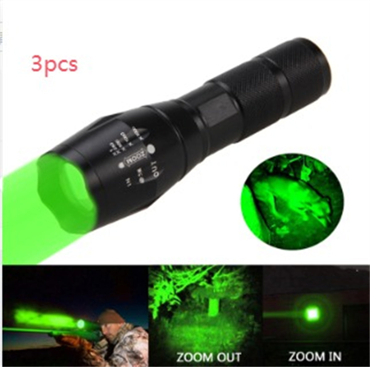 LED Zaklamp – Verstelbare Focus – Waterbestendig