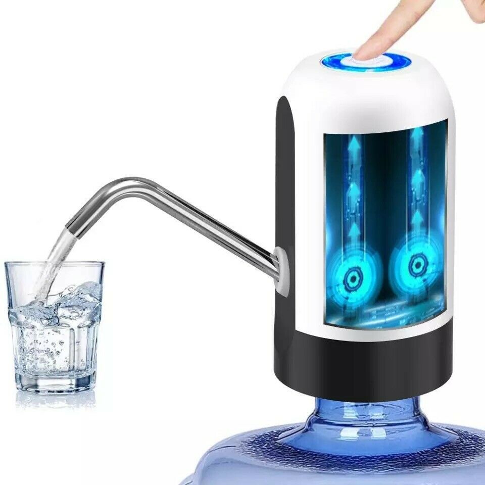 Elektrische Waterpomp voor Gallonflessen – USB Oplaadbaar