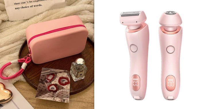 2-in-1 Elektrisch Scheerapparaat voor Vrouwen – Pijnloos, Waterdicht en USB Oplaadbaar