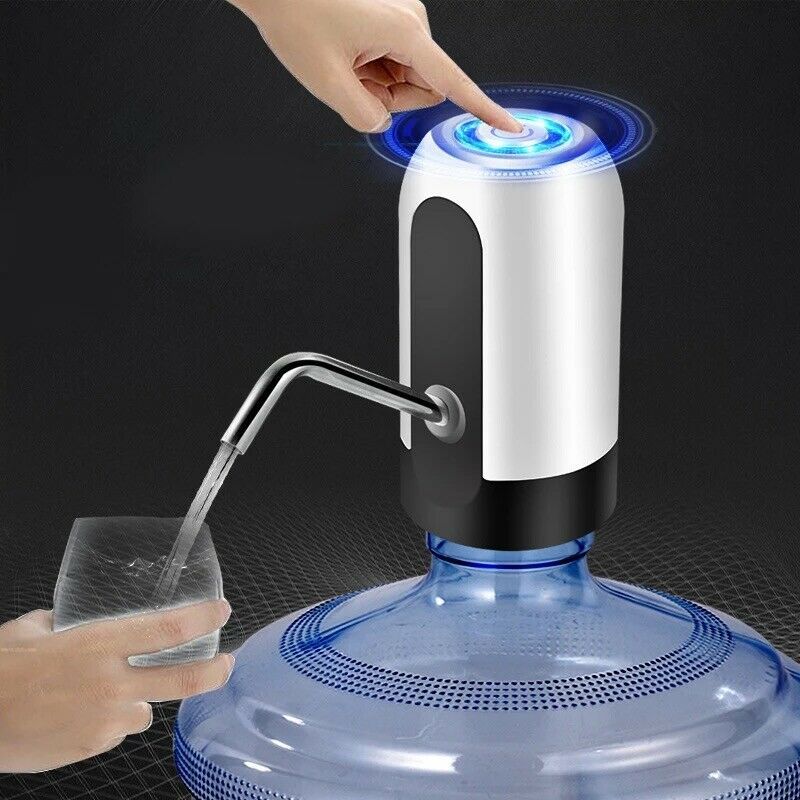 Elektrische Waterpomp voor Gallonflessen – USB Oplaadbaar