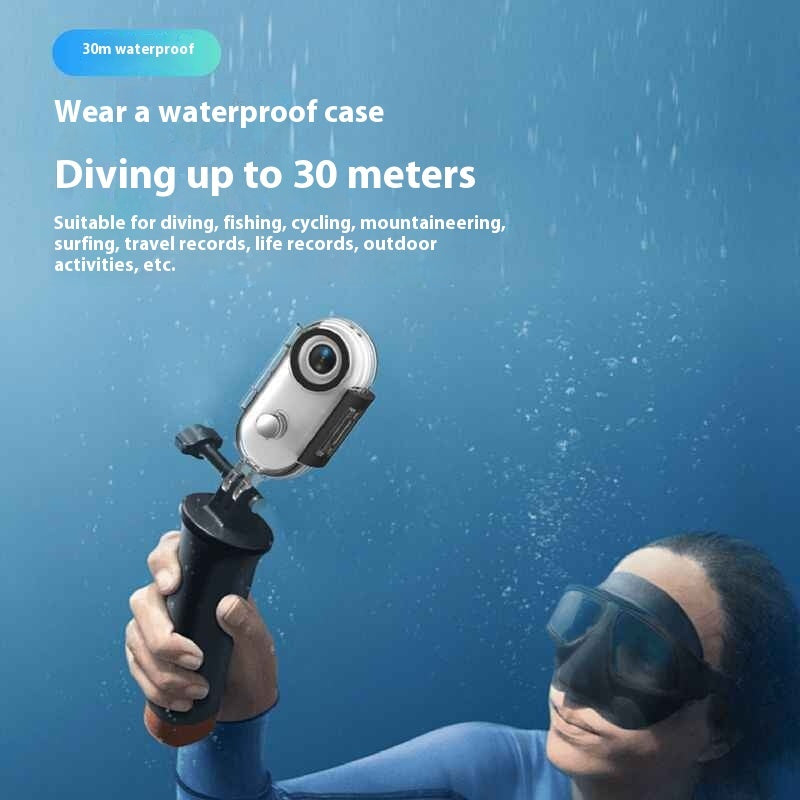 Compacte 4K Action Cam – Helm- & Fietsbevestiging