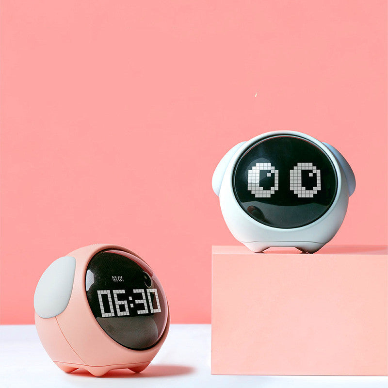 Digitale LED Wekker - Rond Design met Alarm