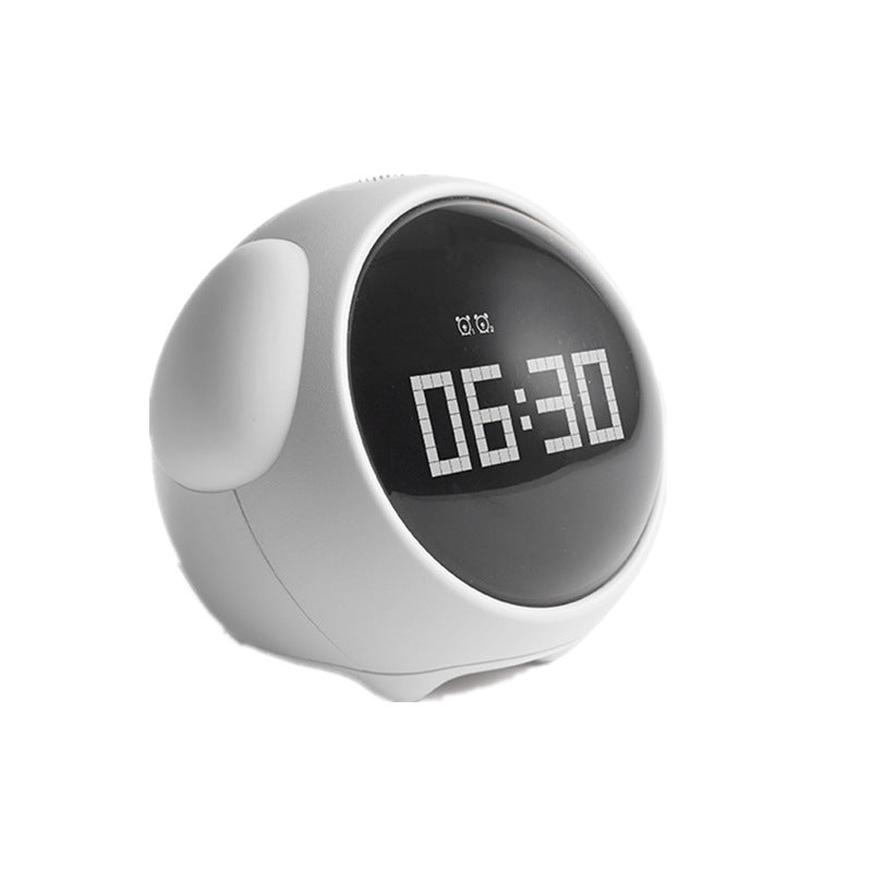 Digitale LED Wekker - Rond Design met Alarm