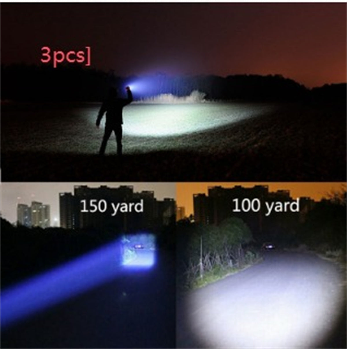 LED Zaklamp – Verstelbare Focus – Waterbestendig