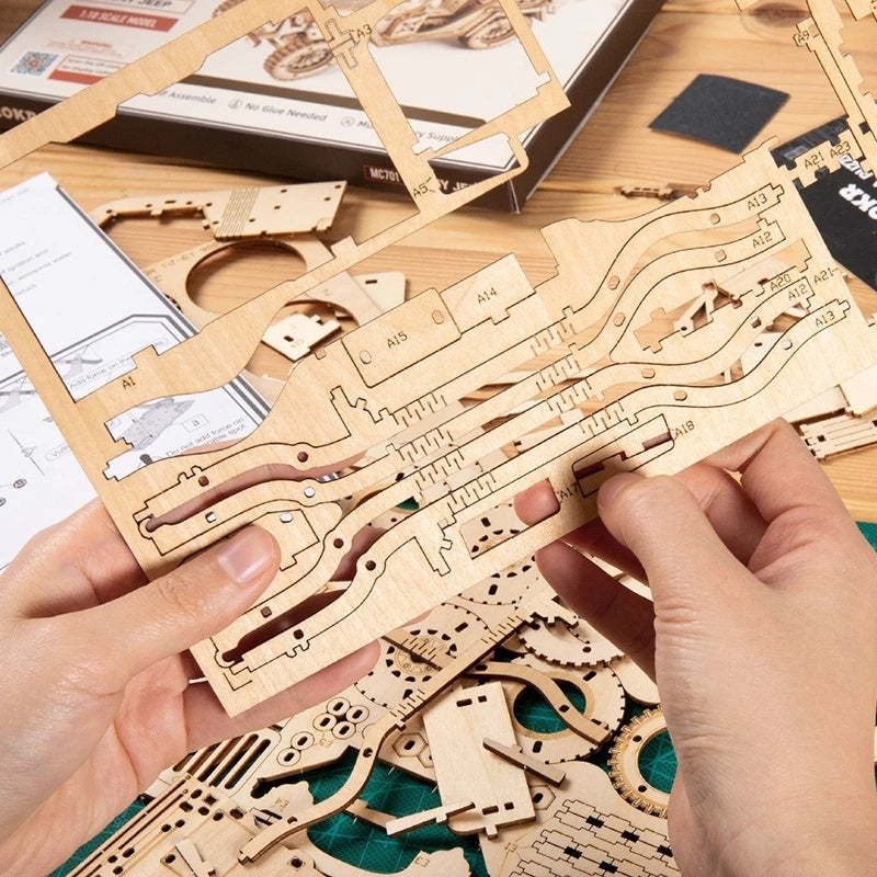 3D Houten Puzzel – Educatief Modelbouw Speelgoed voor Kinderen & Volwassenen