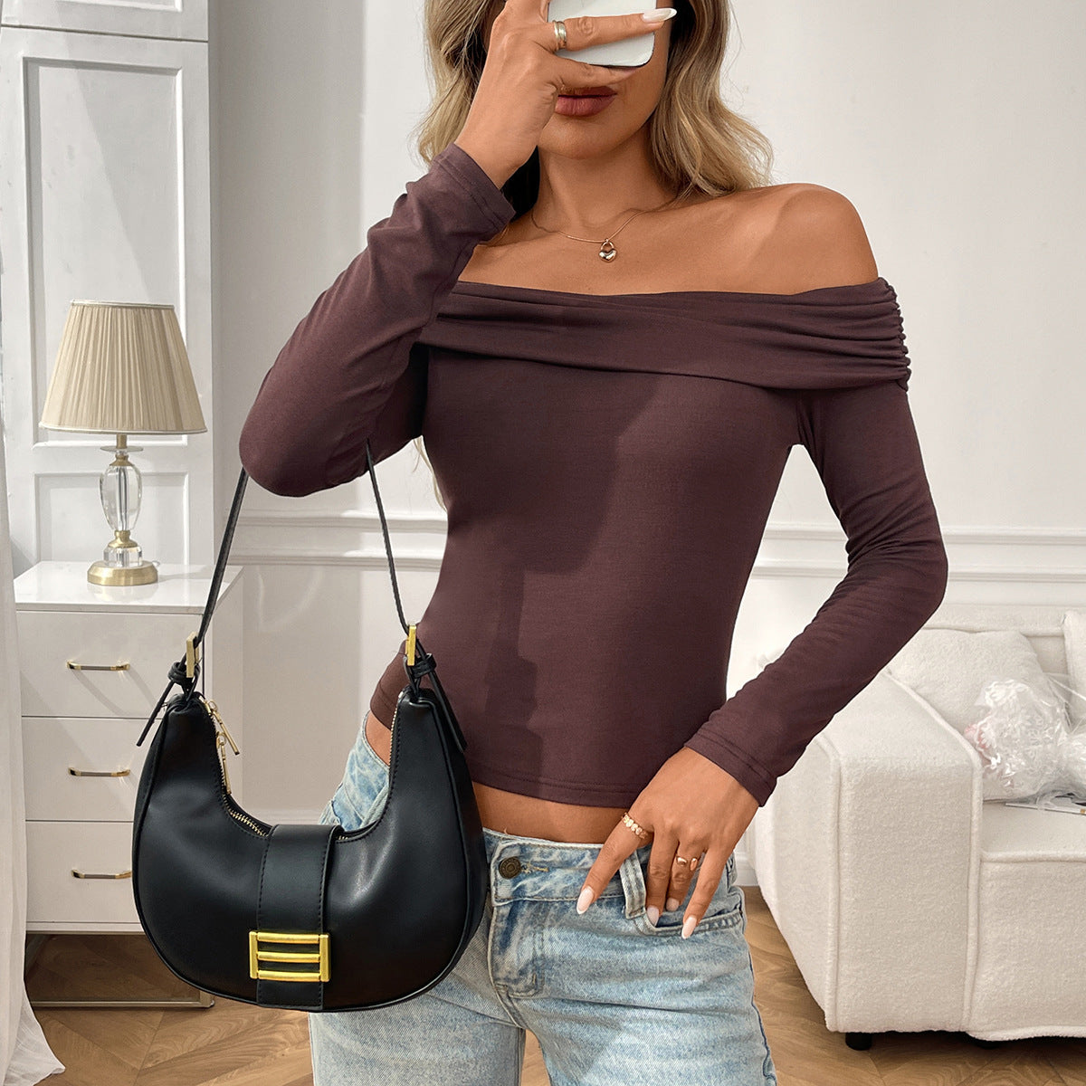 Dames Slim Fit Pullover – Streetwear