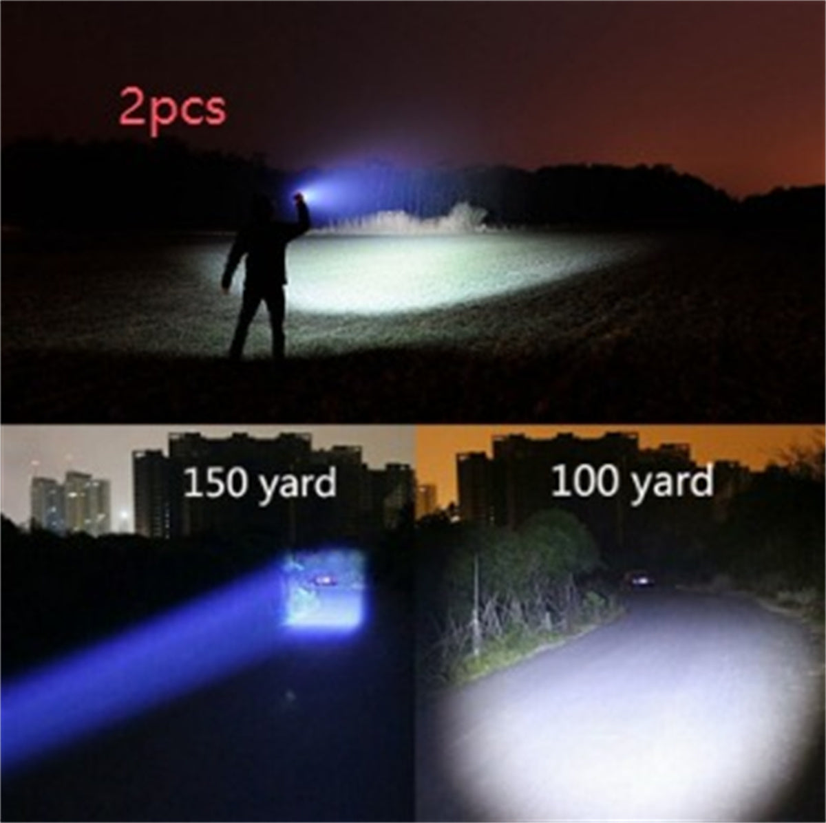 LED Zaklamp – Verstelbare Focus – Waterbestendig