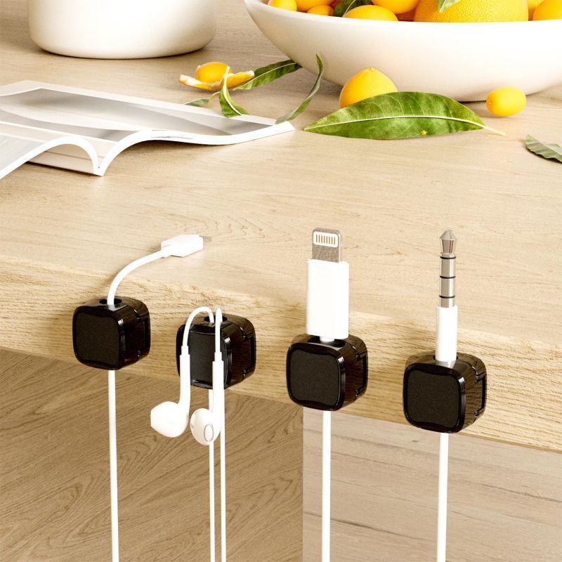 Magnetische Kabelclip – Onder-Bureau Kabel Organizer voor Netjes Draadbeheer