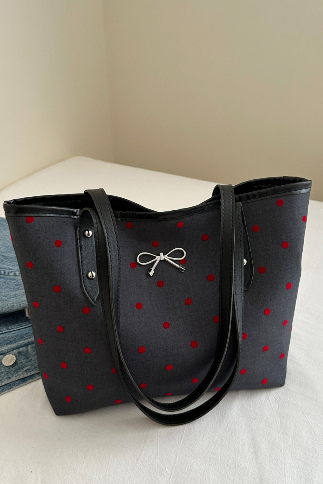 Polyester Tote Bag met strik