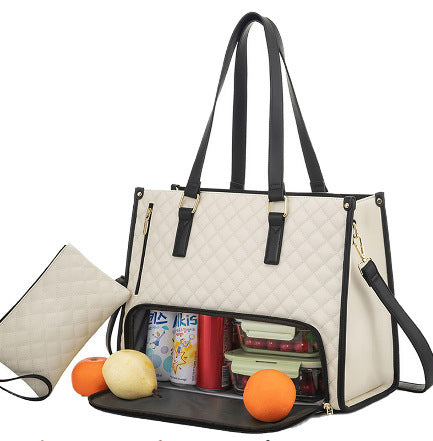 Isolerende Lunchbag met Schouderband & Laptopvak – Ruim, Lekvrij & Stijlvol