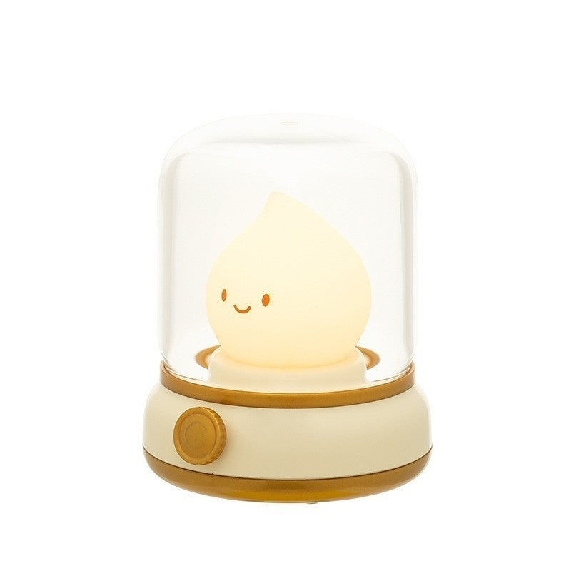 Retro Mini Nachtlamp – USB Oplaadbare LED Tafellamp in Cartoonstijl