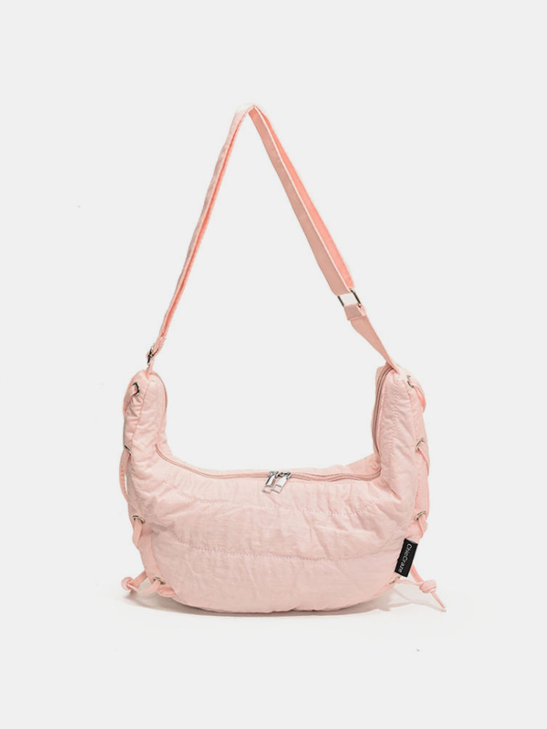 Polyester Crossbodytas met vetersluiting