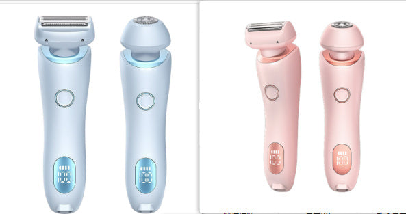 2-in-1 Elektrisch Scheerapparaat voor Vrouwen – Pijnloos, Waterdicht en USB Oplaadbaar