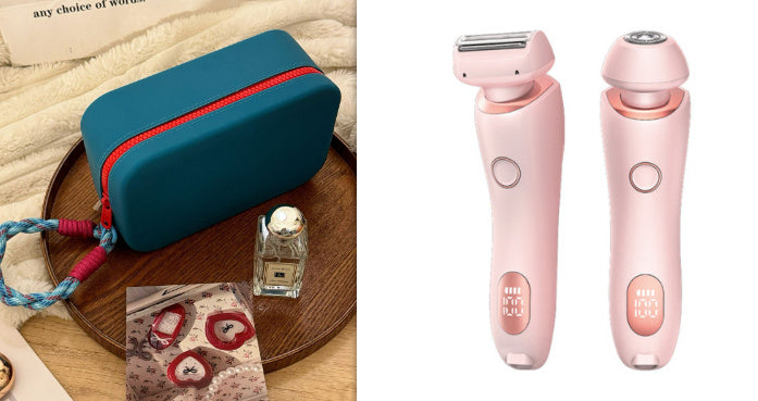 2-in-1 Elektrisch Scheerapparaat voor Vrouwen – Pijnloos, Waterdicht en USB Oplaadbaar
