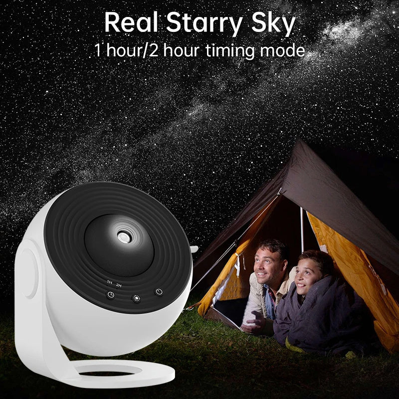 12-in-1 Planetarium Projector – Galaxy Beamer met 360° Rotatie & Films
